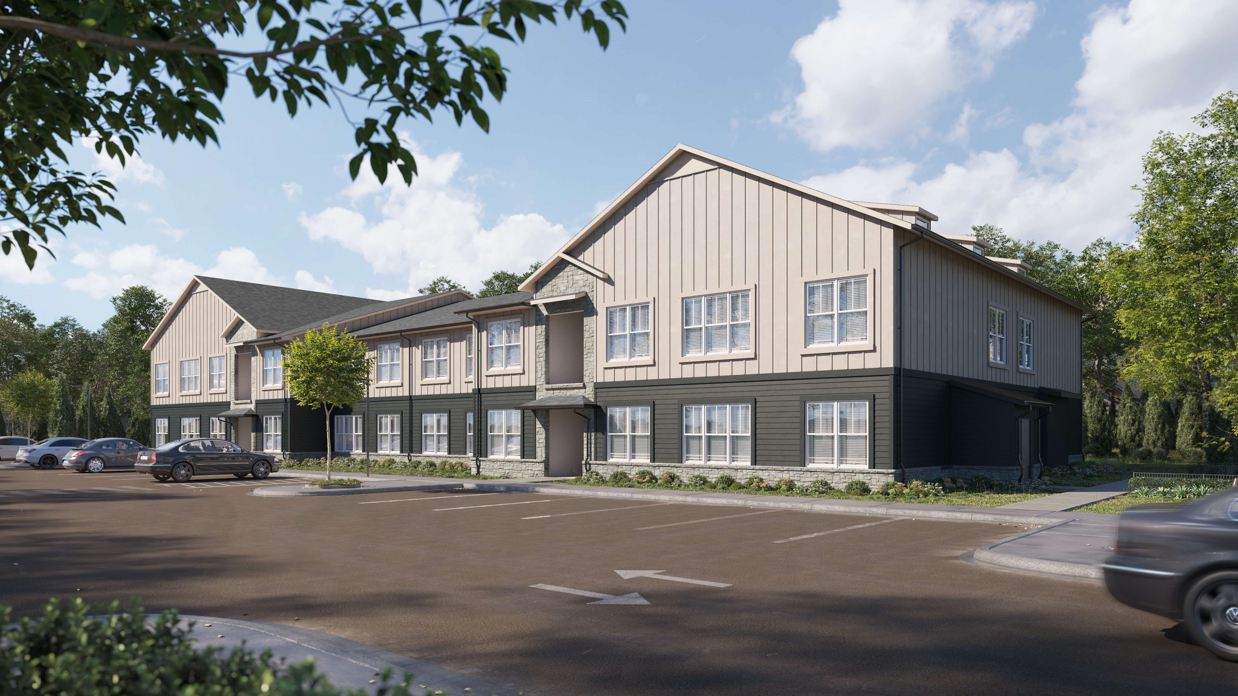 Shallowford Pointe painted iwndows